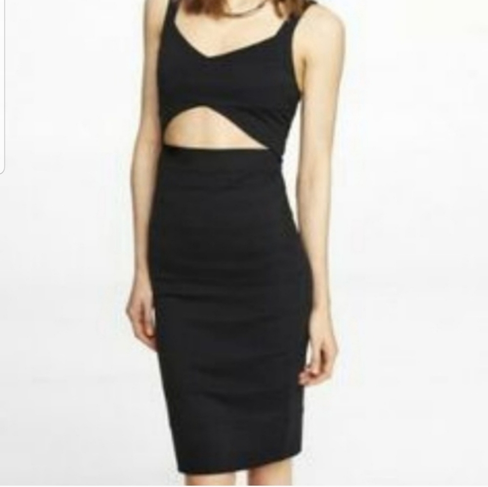 Express Bandage Cut Out Dress Size 6